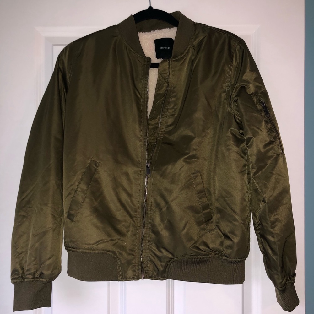 Olive green jacket